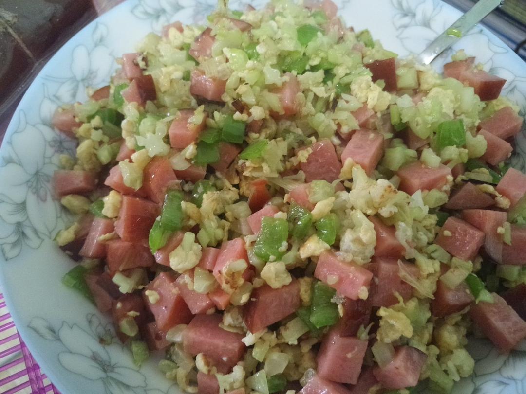 欧阳娜娜花菜无米炒饭