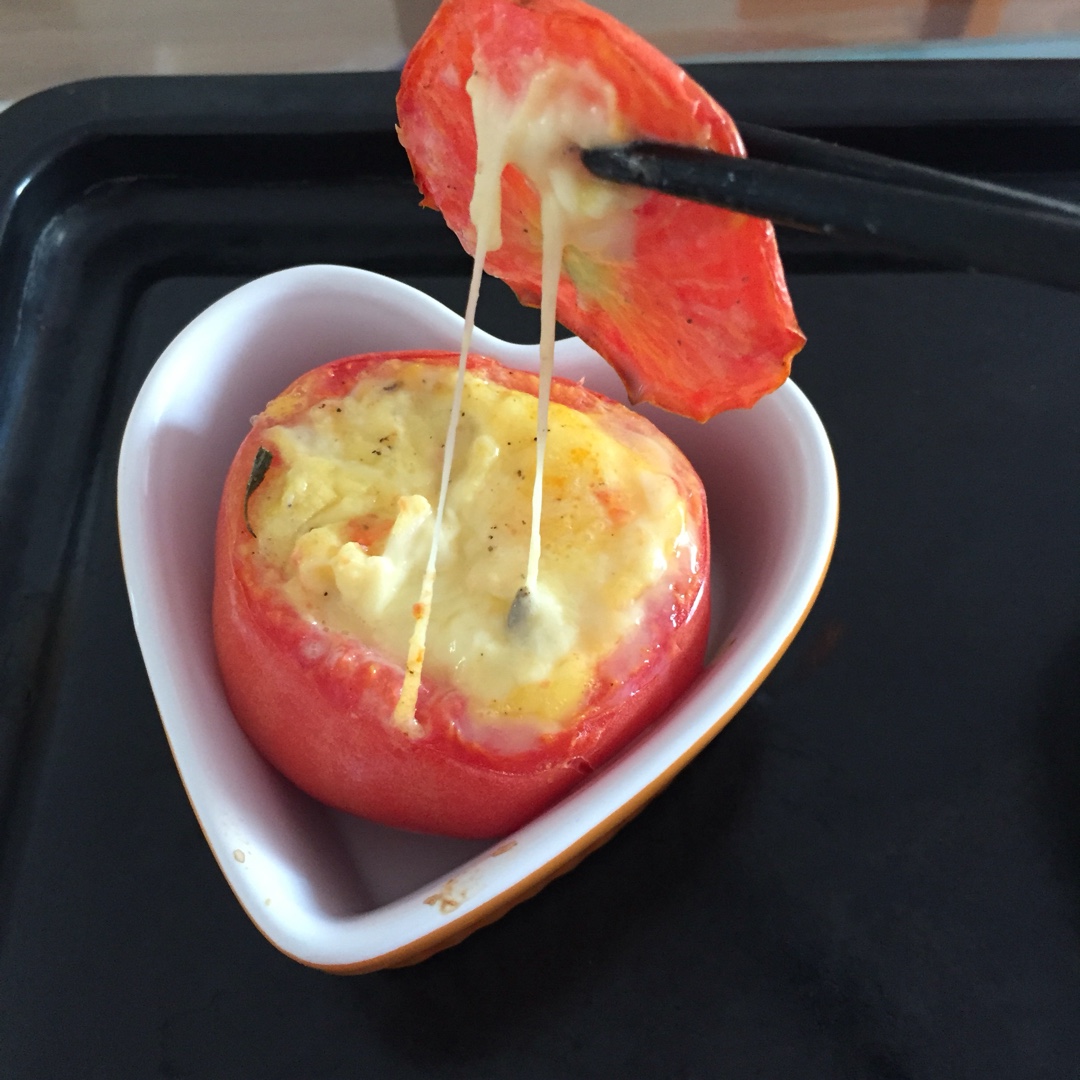 leslie是信仰做的芝士焗番茄