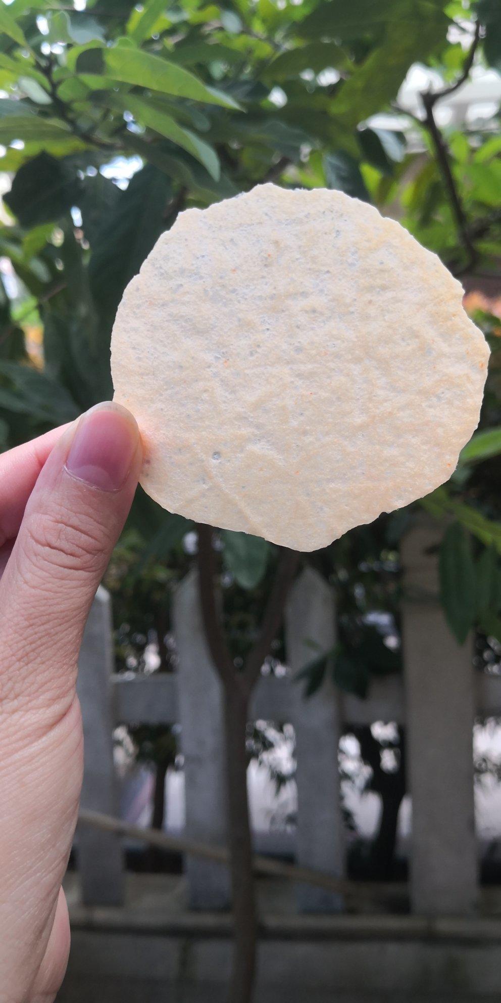 鲜掉眉毛的虾片