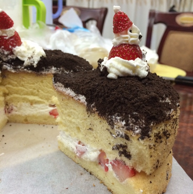 奥利奥水果奶油蛋糕