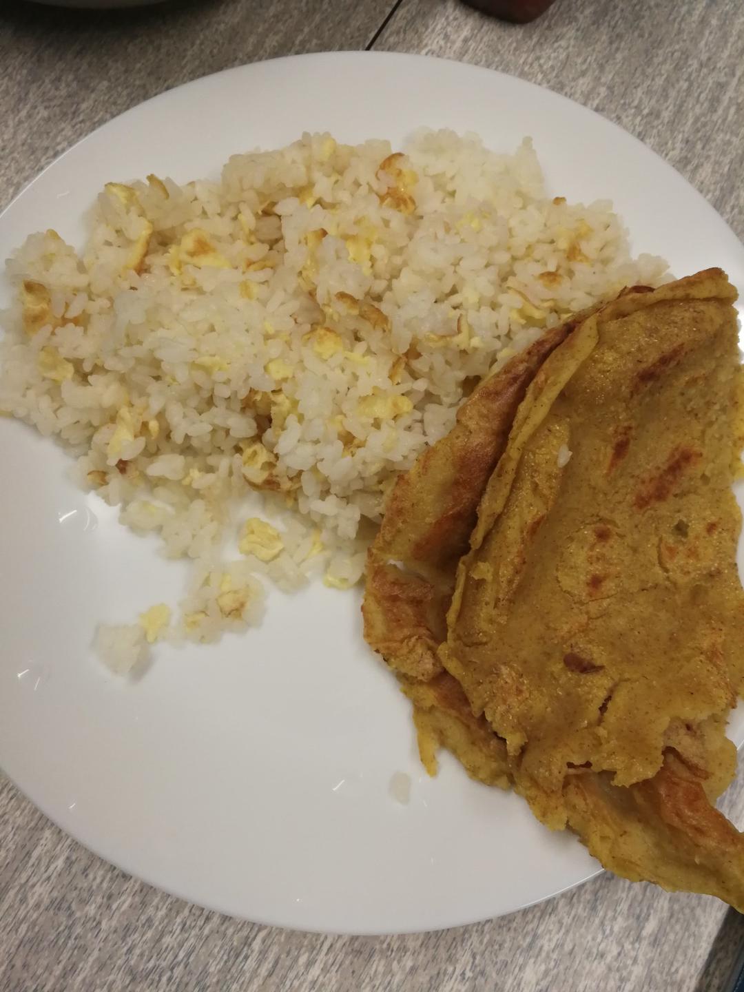 玉米面小饼  简单早餐