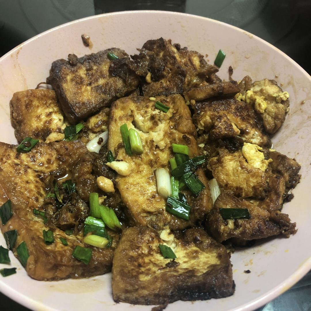 蚝油嫩豆腐