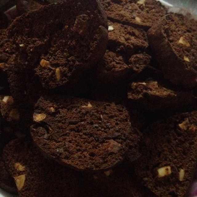 巧克力坚果意式脆饼