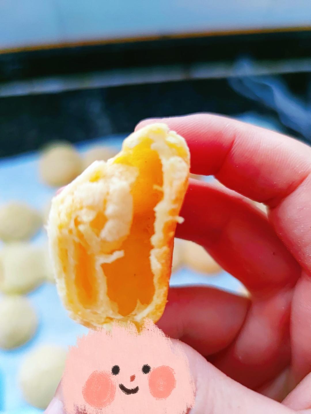 一口就爆浆的卡士达酥皮泡芙