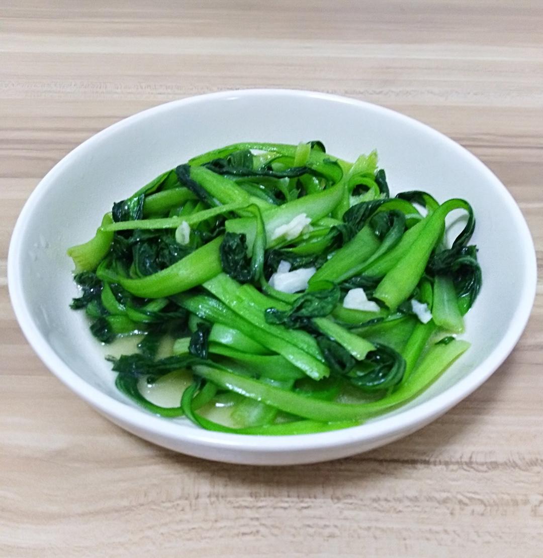 西西熙希做的清炒鸡毛菜