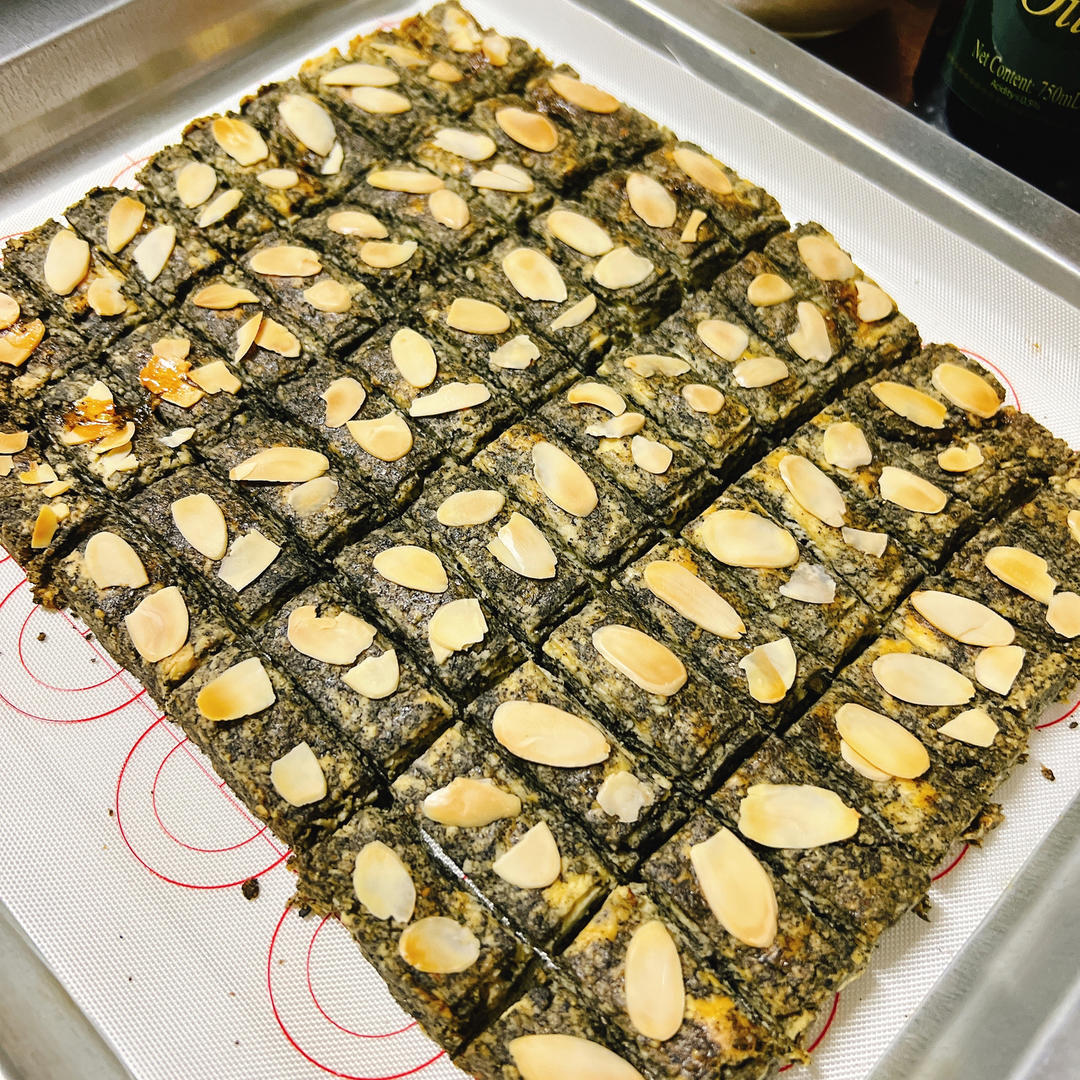 黑芝麻酥   这么做香酥无比  （补钙）