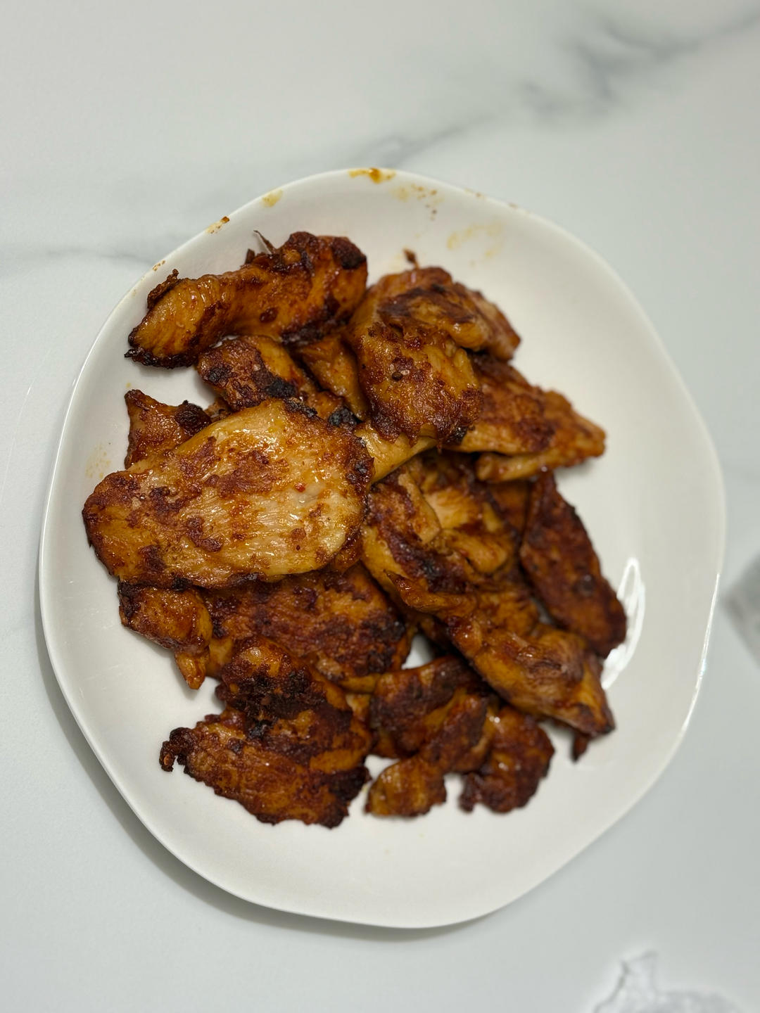 巨嫩的煎鸡胸肉