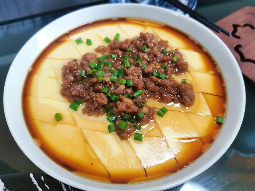 比布丁还要嫩！巨好吃又营养的肉末水蒸蛋