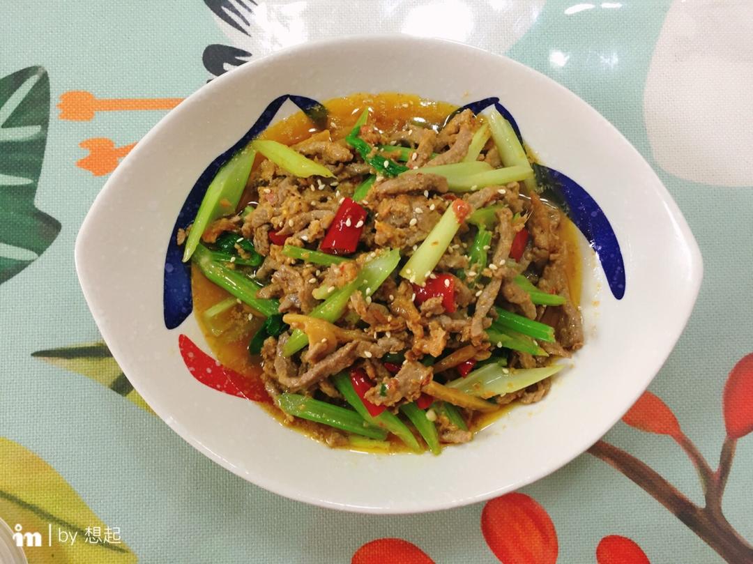 芹菜牛肉丝（嫩肉版）