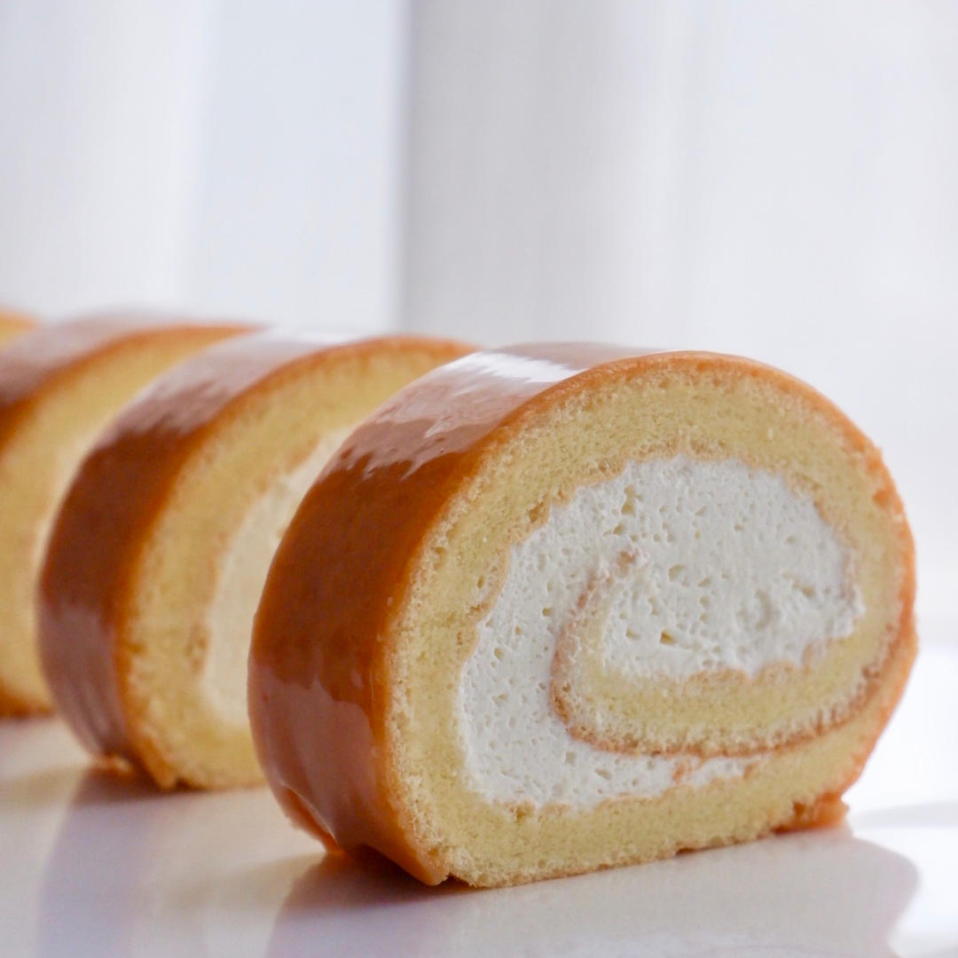 吃过都忍不住再吃的“焦糖淋面蛋糕卷”配方