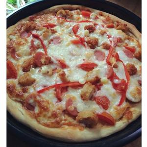 自制pizza  百做无误的饼皮哦的做法 步骤5