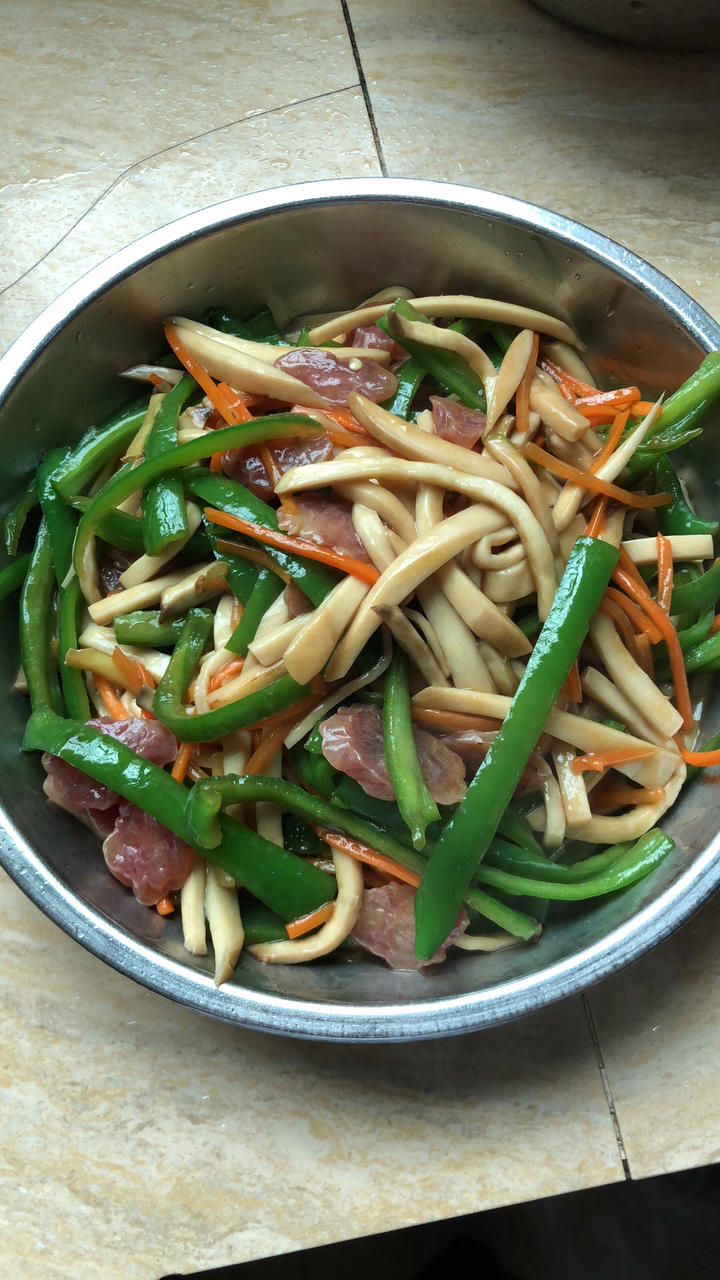 小炒杏鲍菇