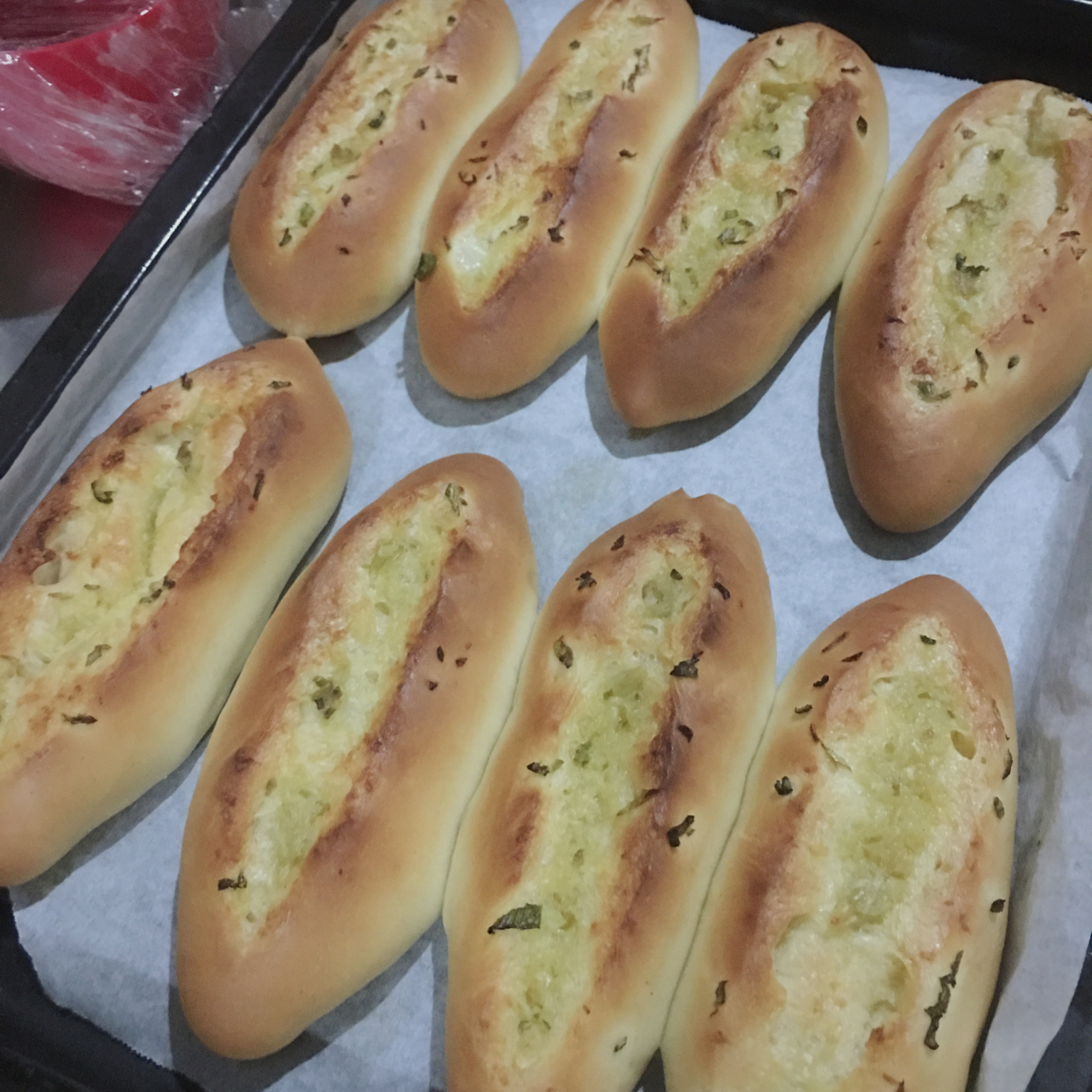 蒜香面包