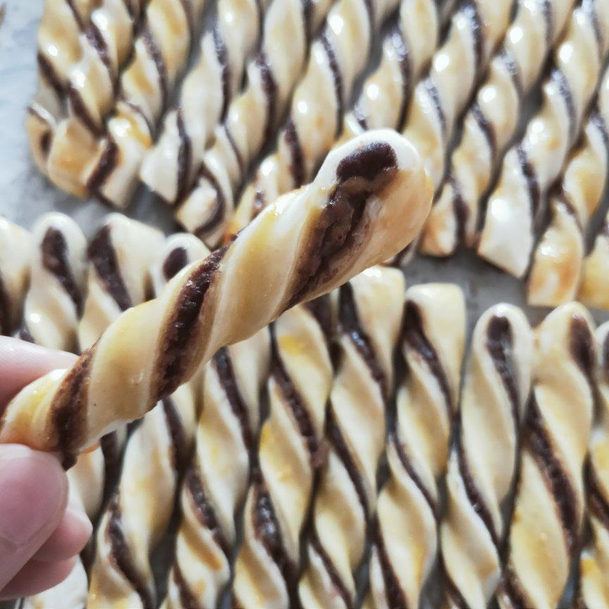 ㊙️酥到掉渣❗️🔥好吃到舔手指的豆沙扭扭酥❗️