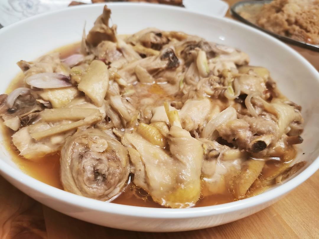 清蒸原味土鸡的做法