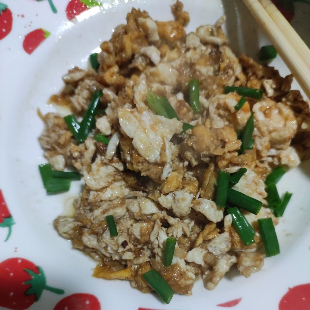 黄磊老师同款的赛螃蟹~简单又好吃😋「炒鸡蛋升级版」