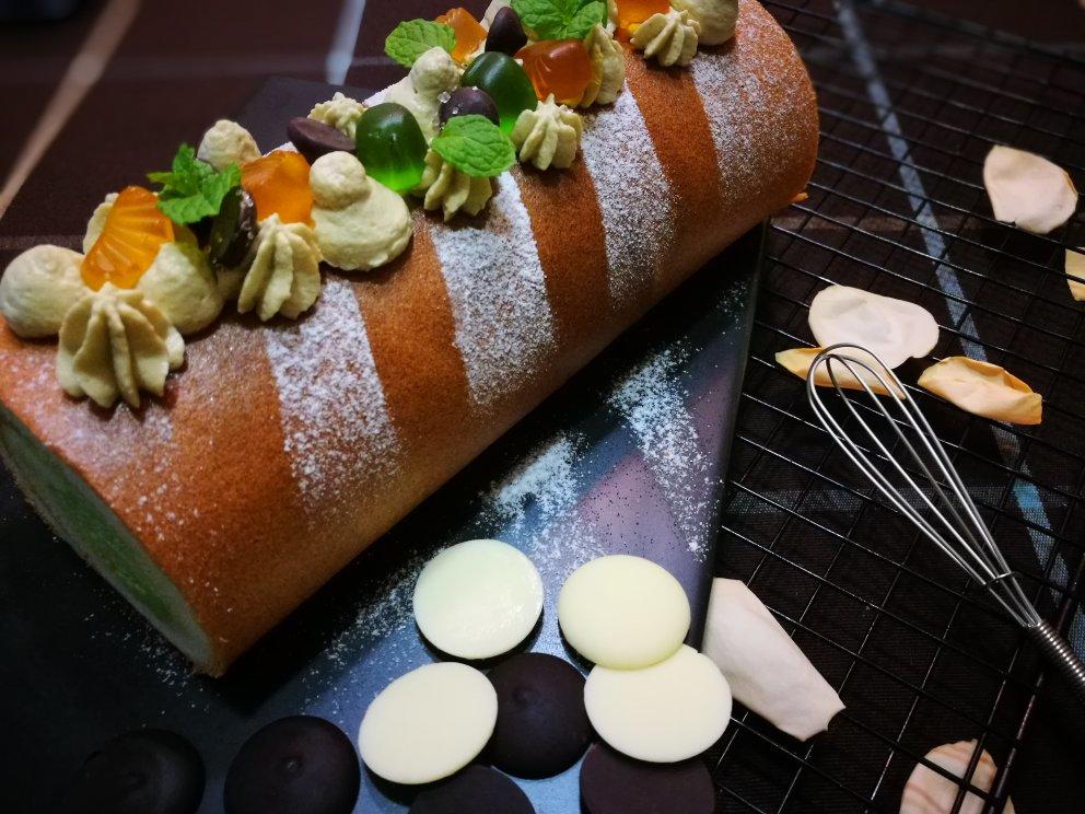 豆豆子雁做的3款易卷又美味的香缇奶油戚风蛋糕卷