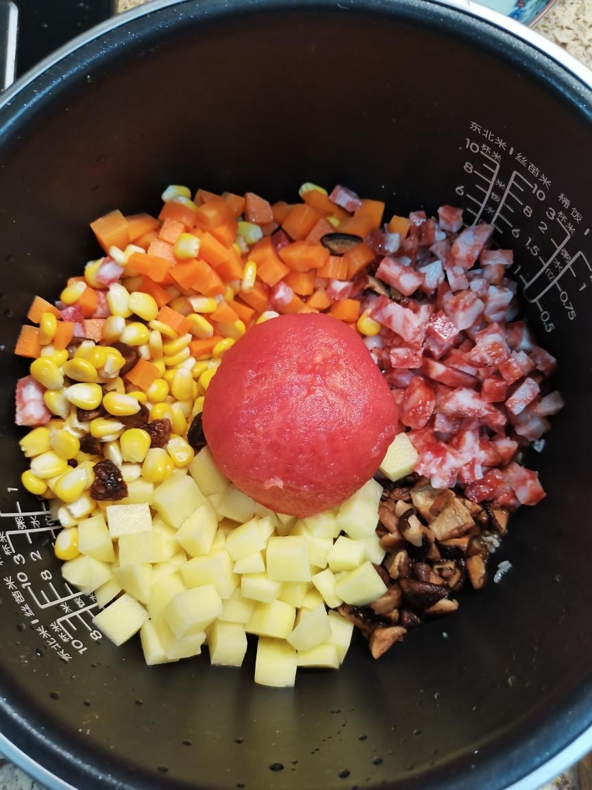 懒人版番茄闷饭🍅