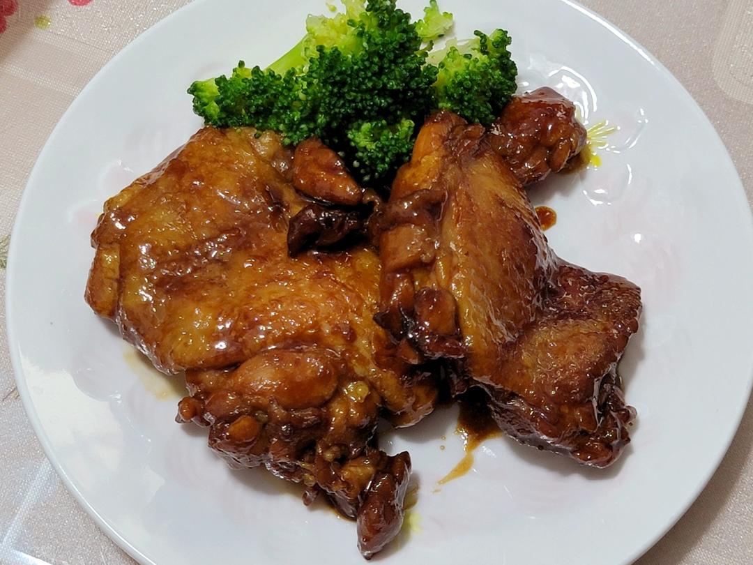 不放一滴油的照烧鸡腿饭