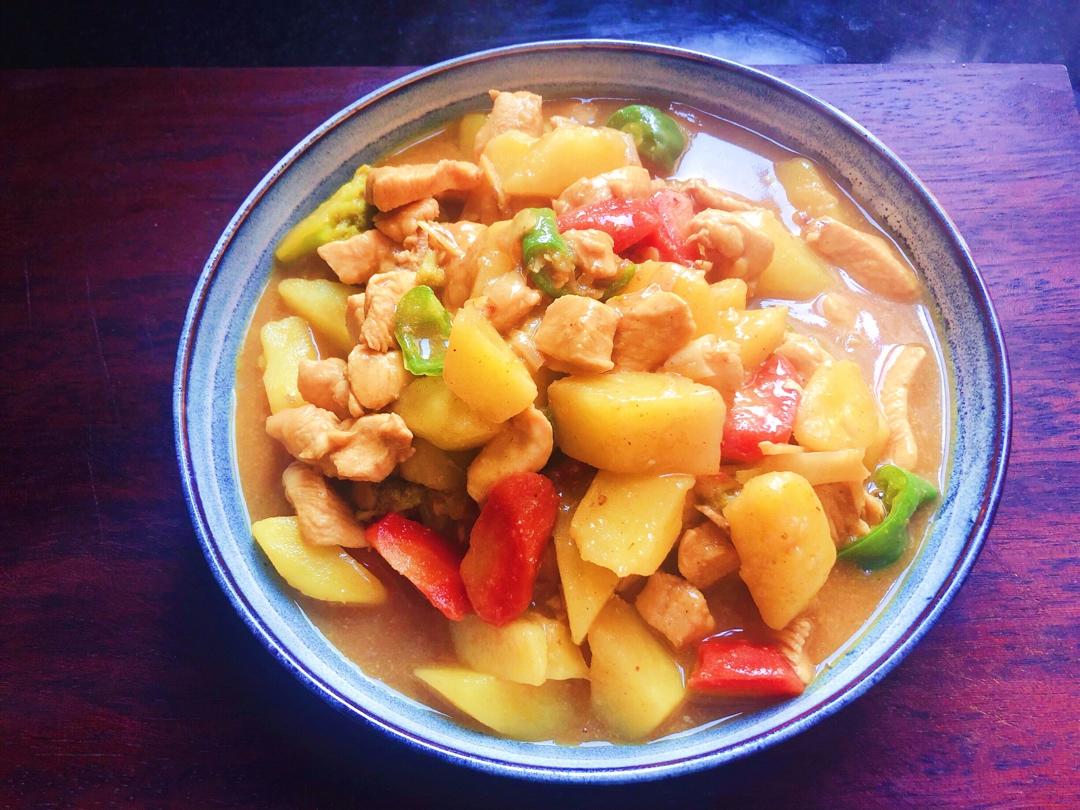 土豆咖喱鸡肉