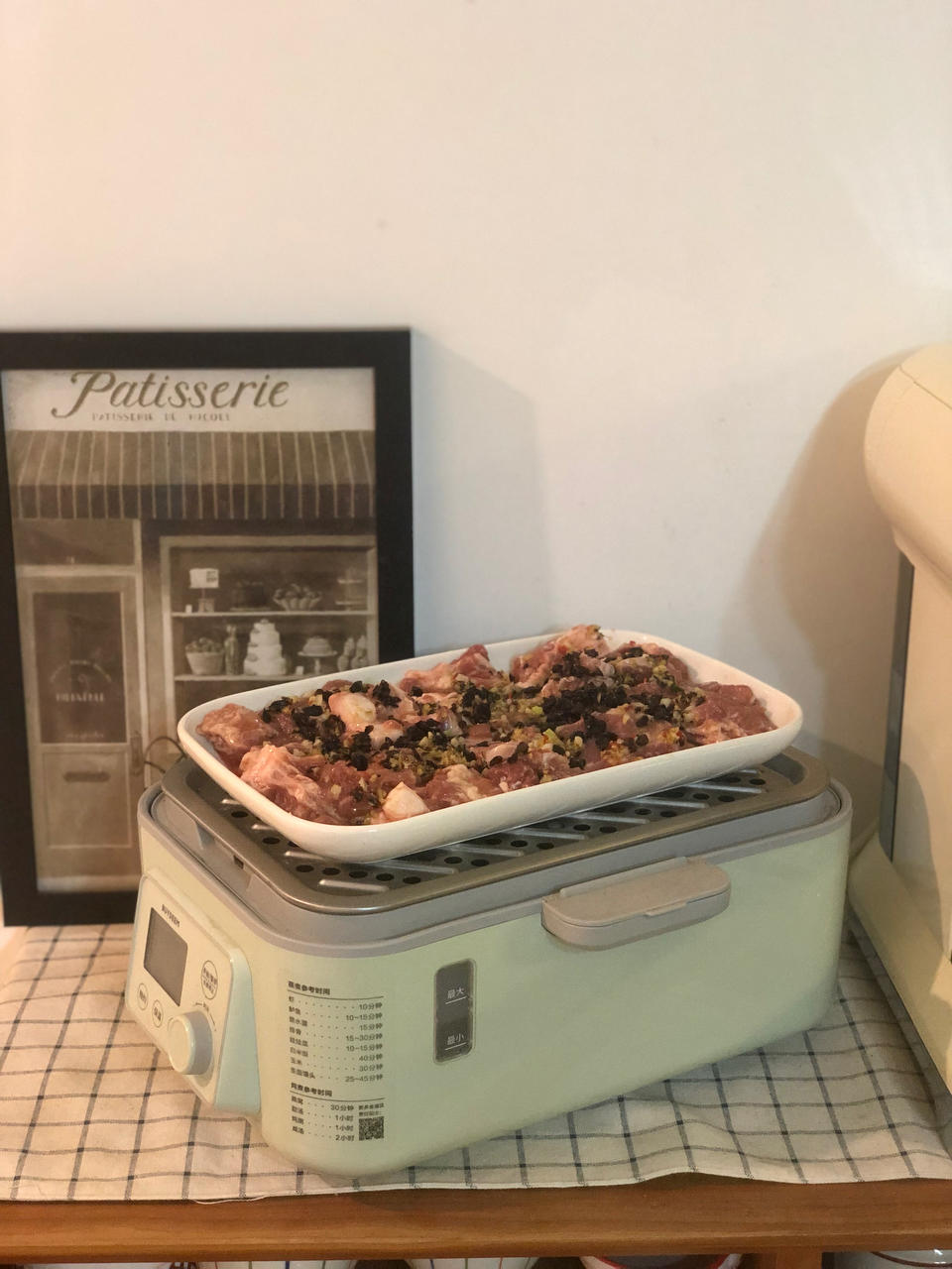 糯米蒸排骨&番茄土豆饭【1月北鼎蒸炖锅食谱】