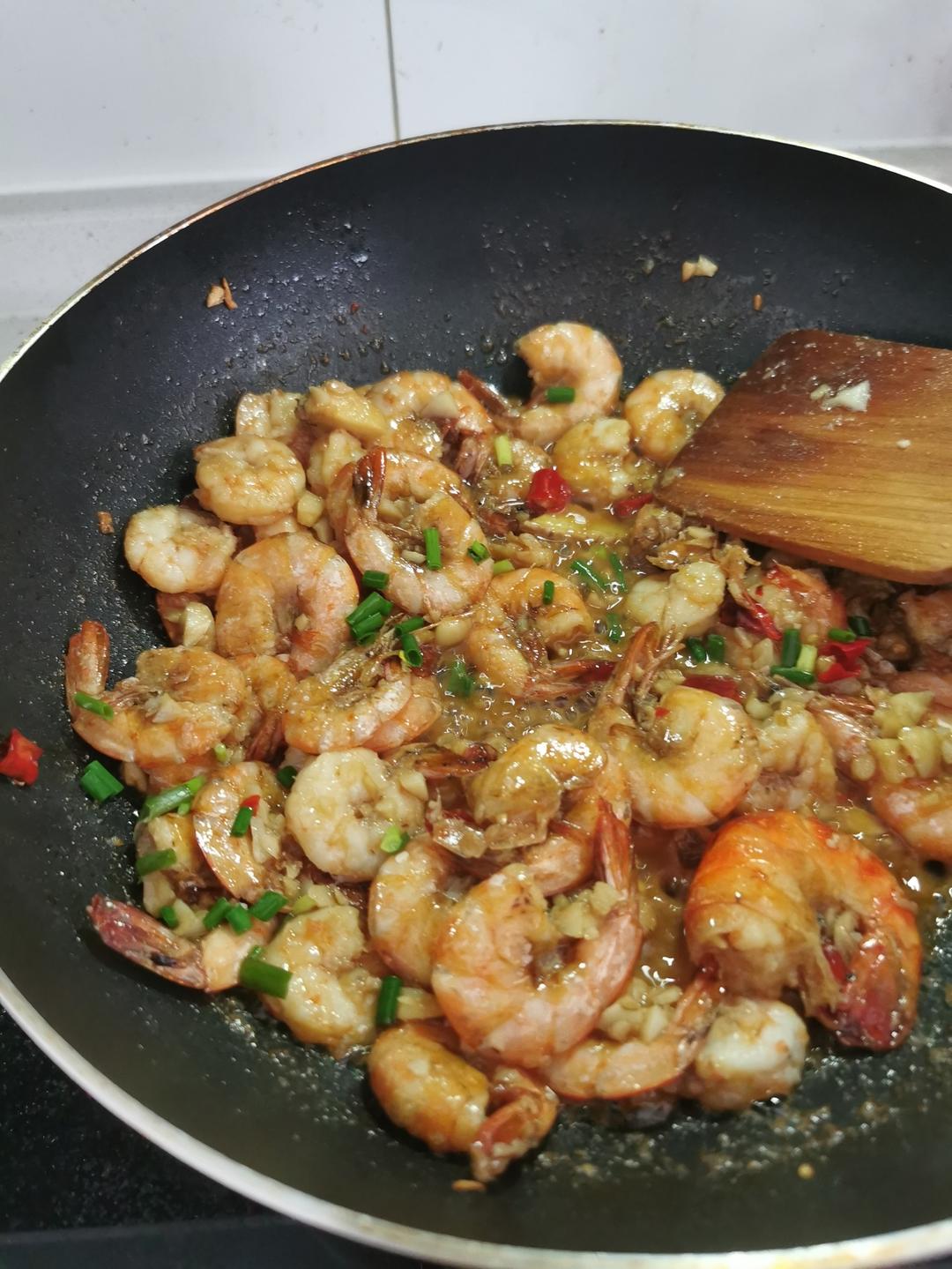 蒜蓉炒大虾