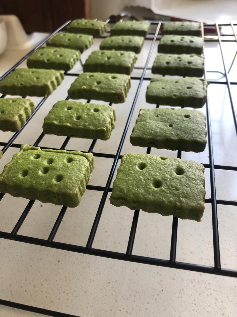 抹茶杏仁饼干
