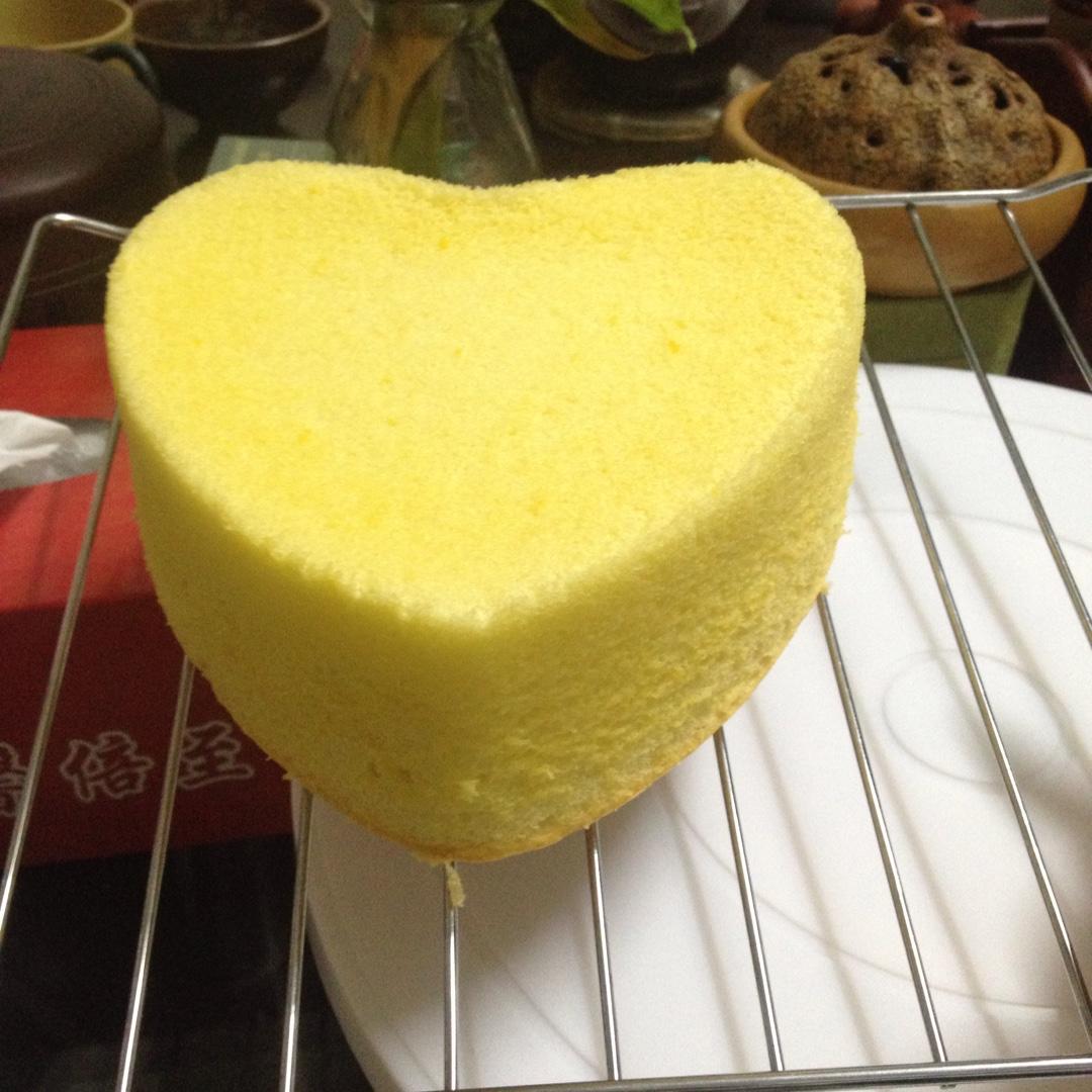 6寸原味戚风蛋糕