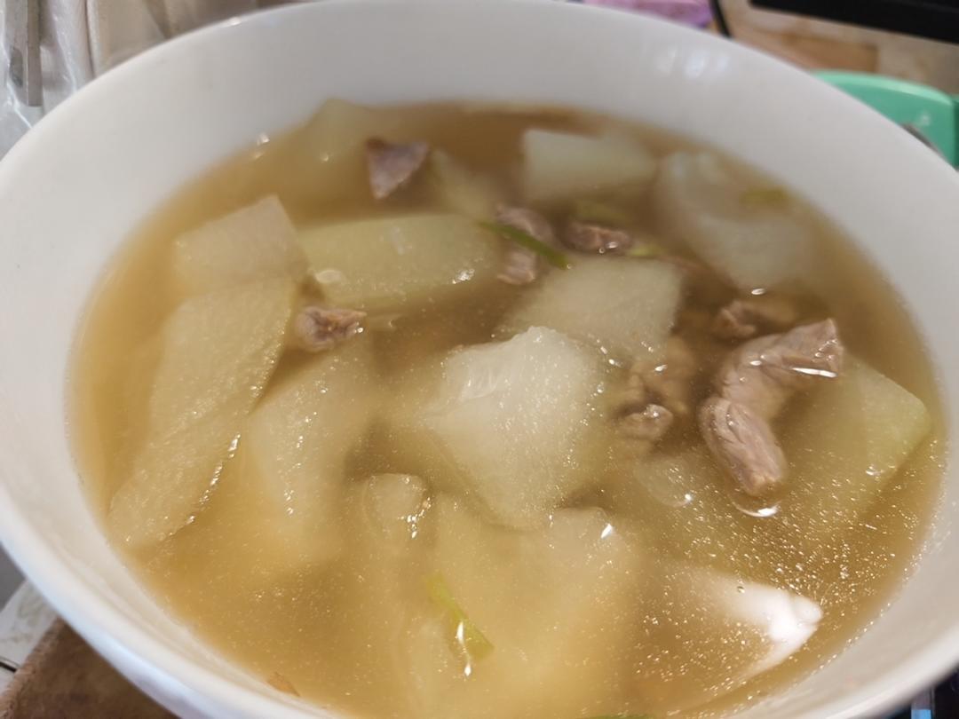 低脂低卡超好喝的冬瓜肉片汤