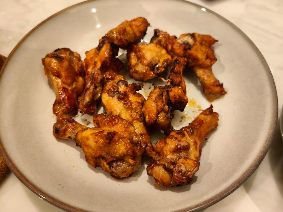 超级简单好吃烤翅根（空气炸锅版）