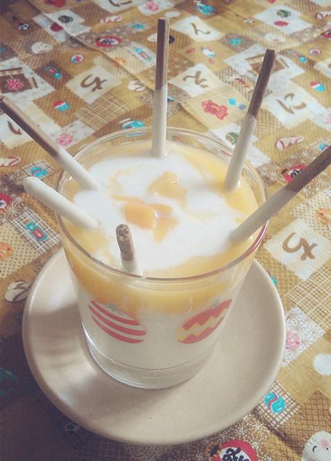 手工芒果酸奶的做法 步骤6
