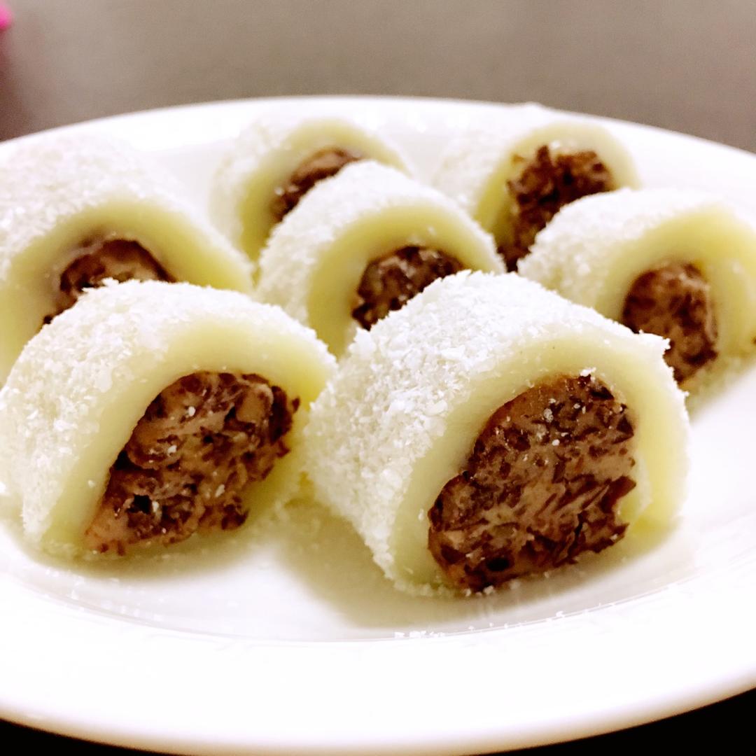 豆沙糯米卷