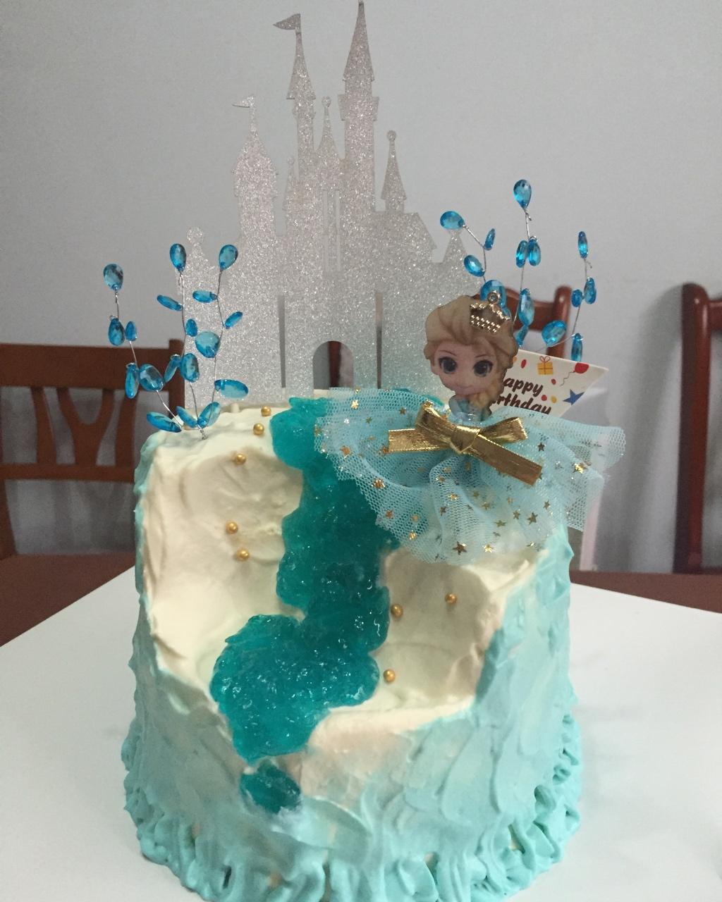 冰雪奇缘场景蛋糕