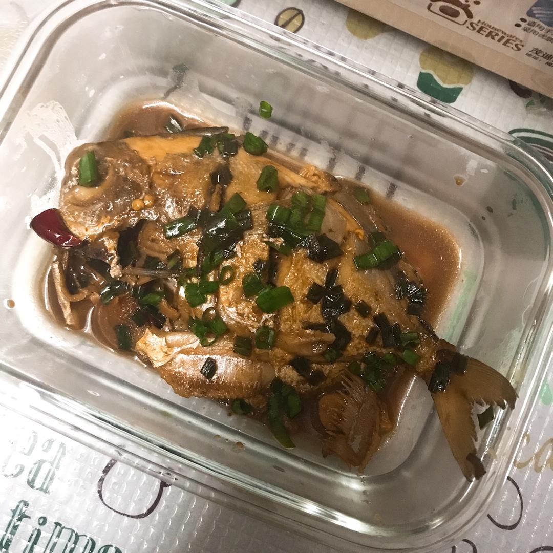 家常红烧鲳鱼