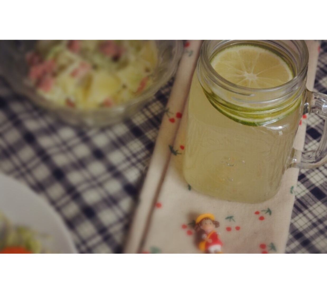 青柠/青桔百香果气泡水/夏日必备