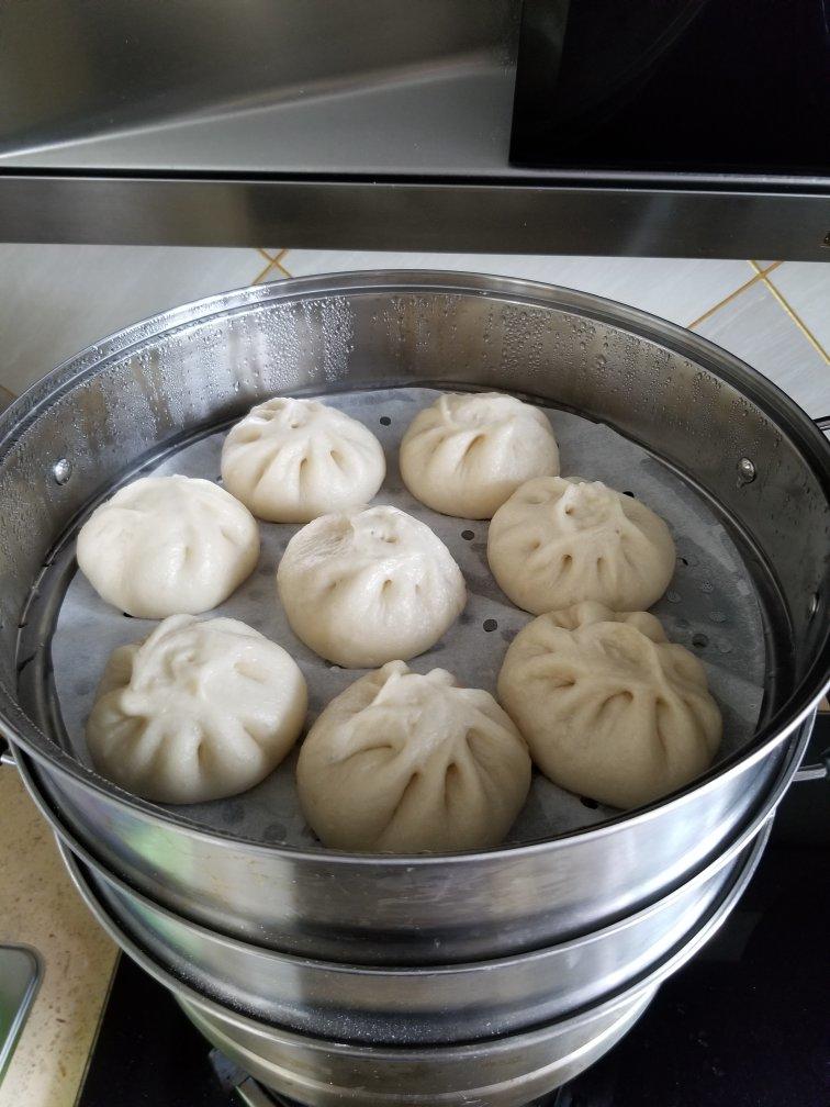 猪肉包子（附视频。一次性发酵。）