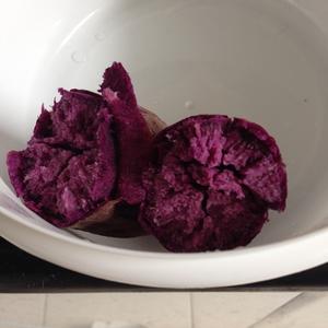 紫薯糯米球的做法 步骤1
