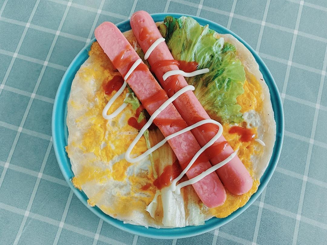 三分钟就可以做好孩子的早餐（手抓饼）