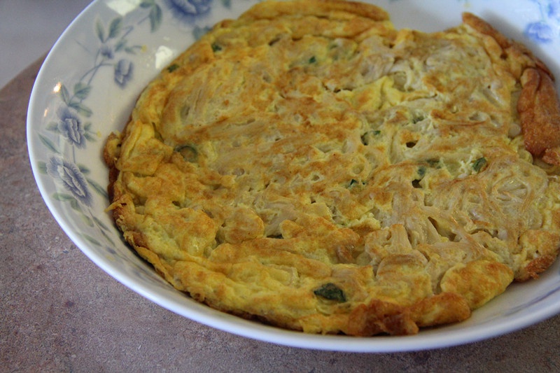 金针菇炒蛋