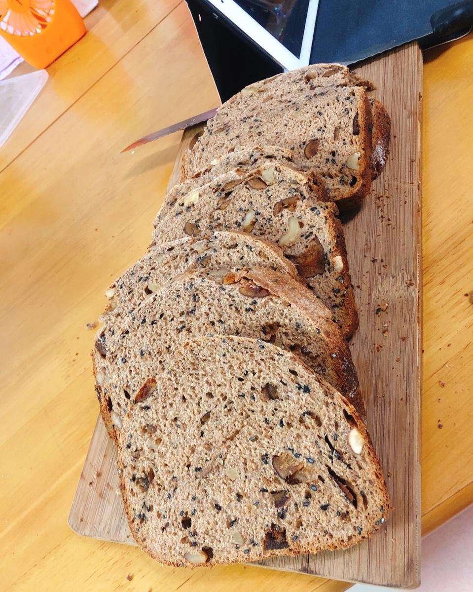 红枣红糖全麦面包面包机版