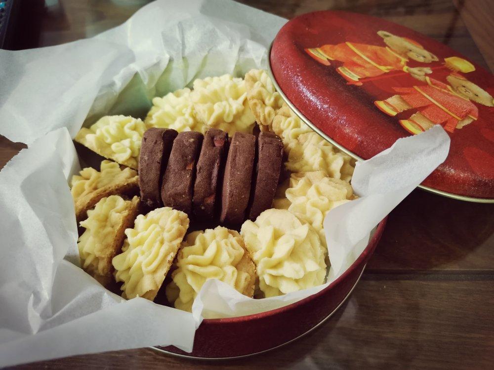 粒粒香脆的可可杏仁曲奇