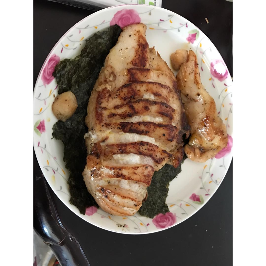 酷炫屌炸天好吃的煎鸡胸肉（香蒜蜂蜜煎鸡胸肉）