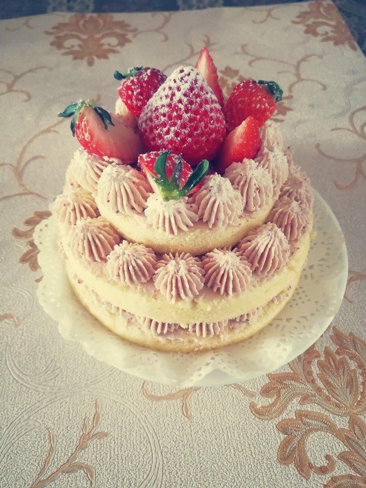 颜值爆表的「水果裸蛋糕」装饰