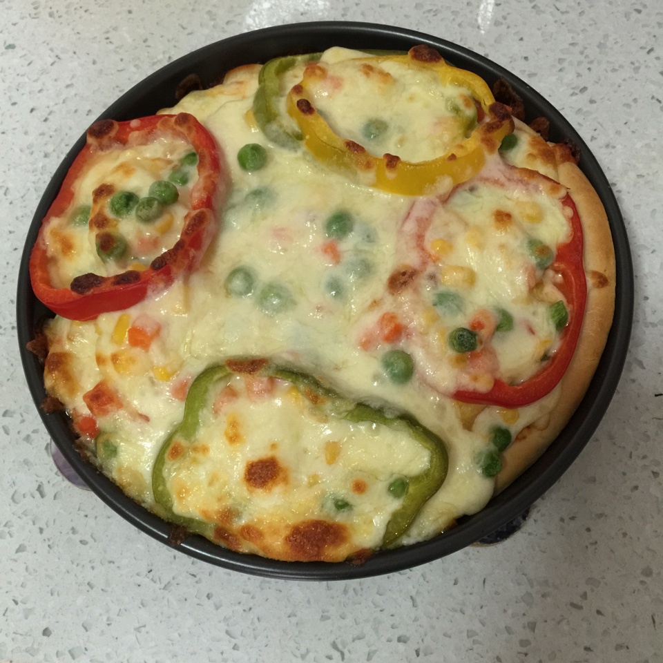 夏威夷pizza（附饼底冷冻法）
