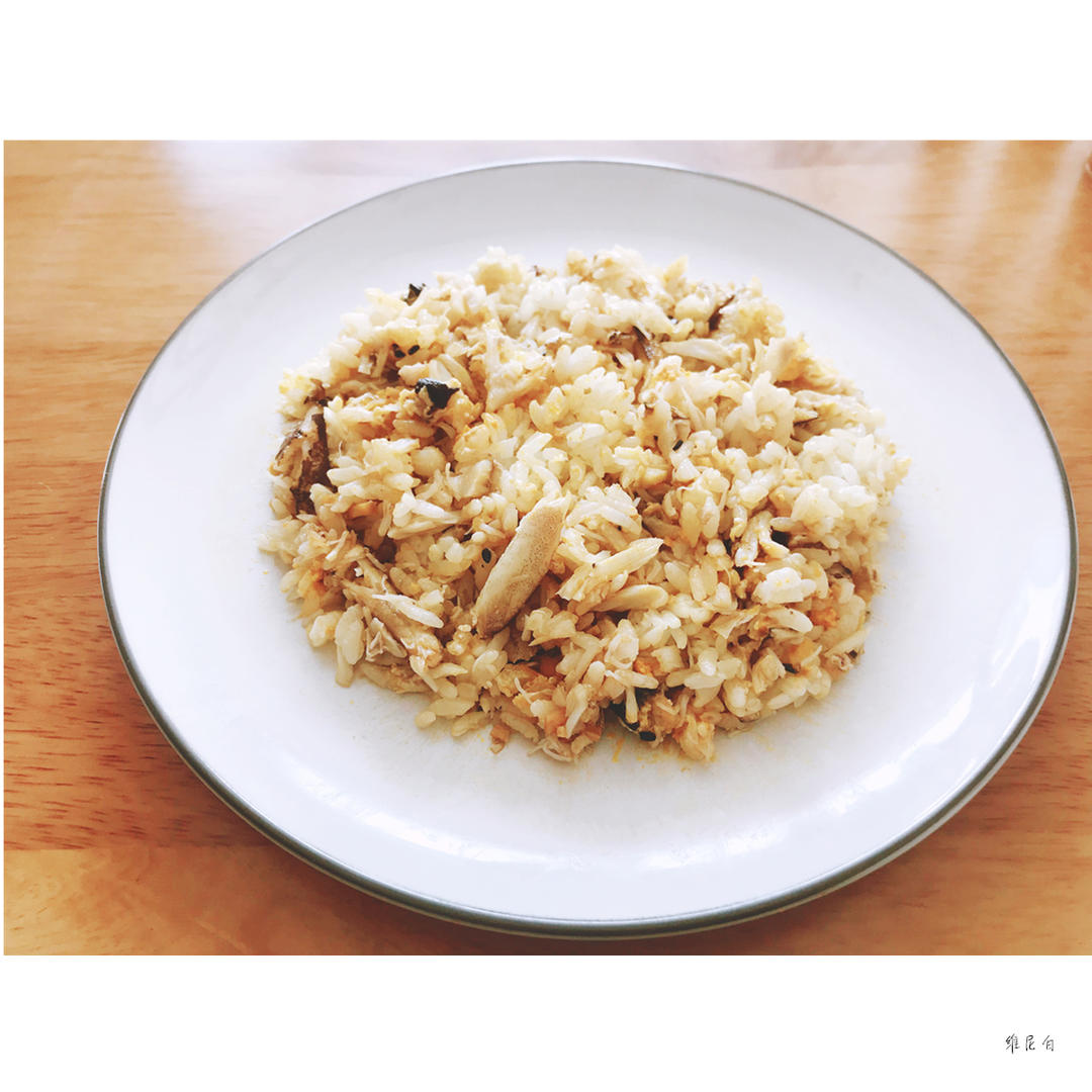 《风味人间〉之 秃黄油拌饭      by wqy（蟹肉拌饭）