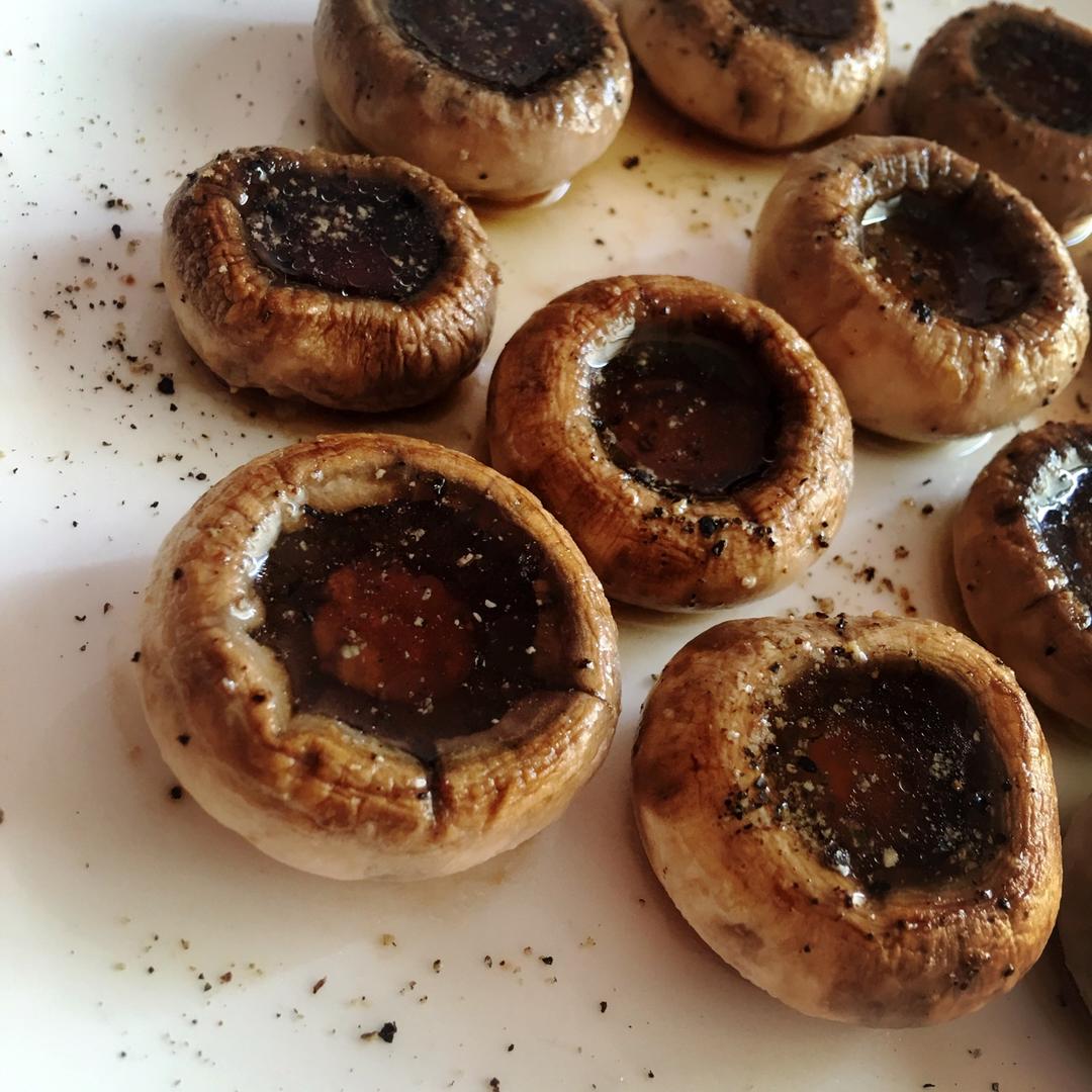 保留最原始鲜味儿的煎口蘑