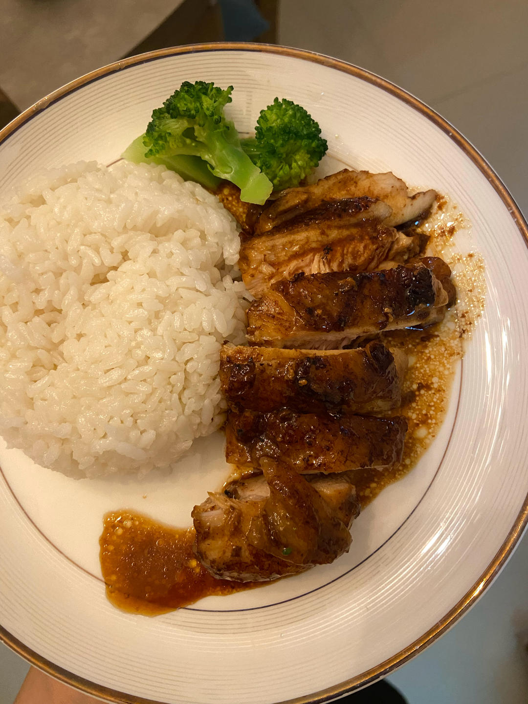 照烧鸡腿饭