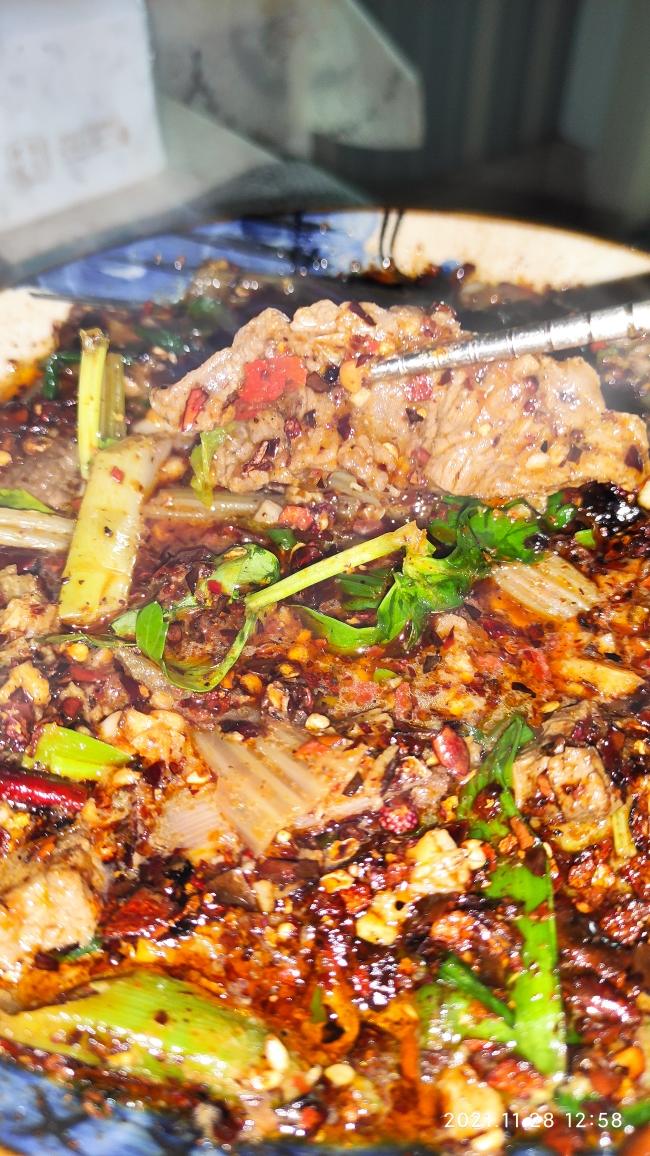 水煮牛肉（肉片）的做法