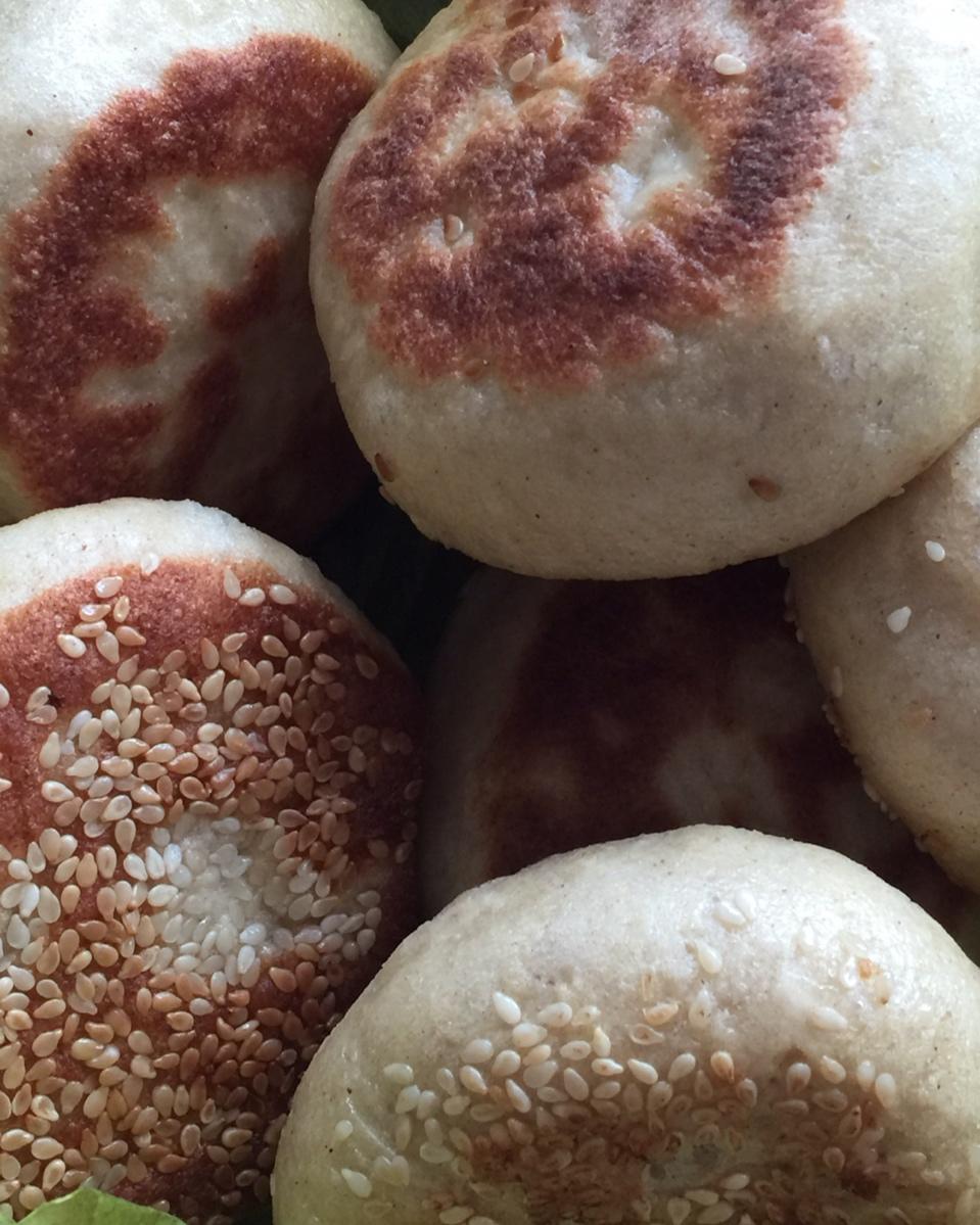 豆渣发面饼
