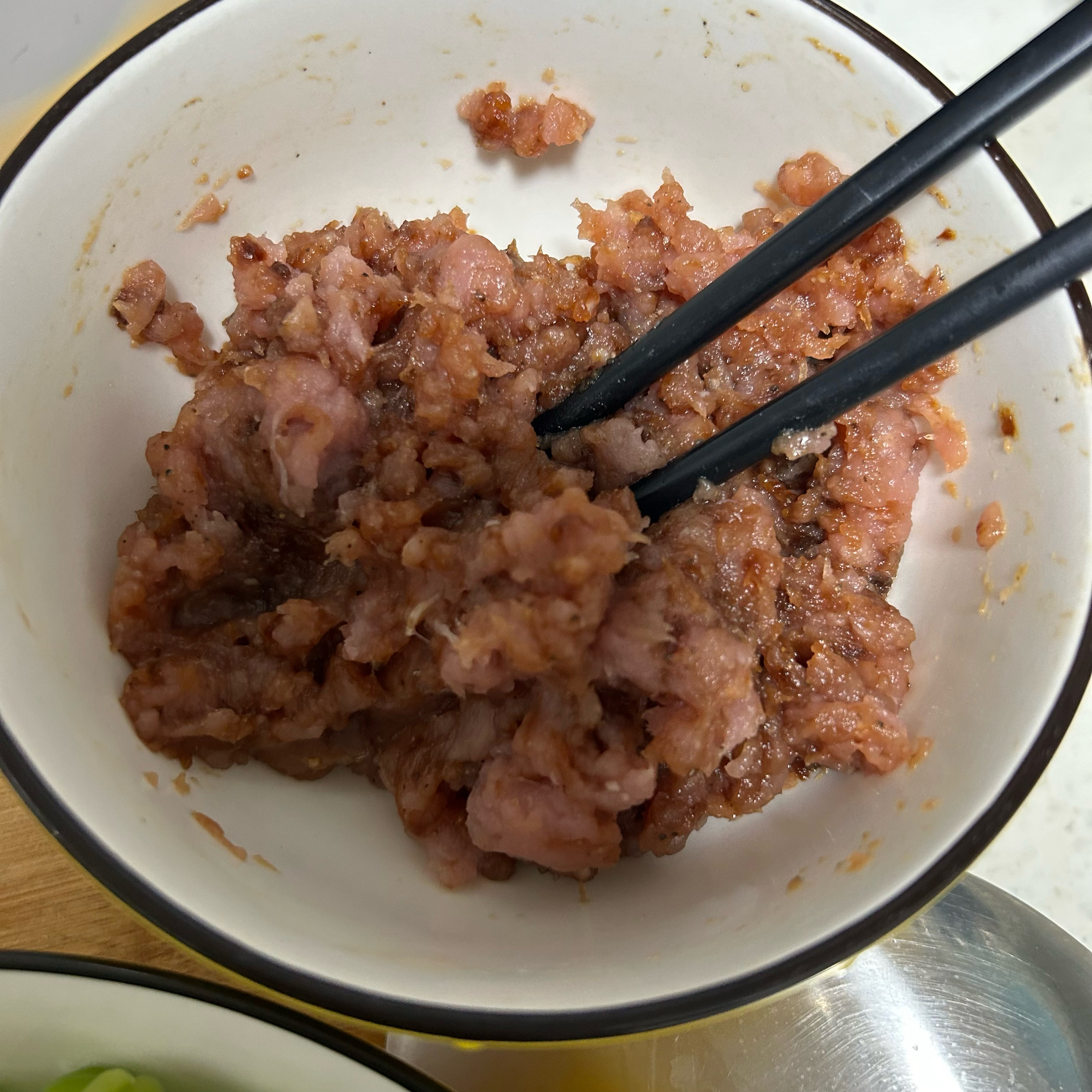 家常菜豆角炒肉沫的做法 步骤3